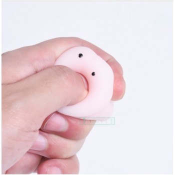 2018 new toy1PC Funny Soft Pinch Dingding Toys Key Chain Squishy Squeeze Bag Pendant Tricky Key Holder For Best Gifts Adult Toys