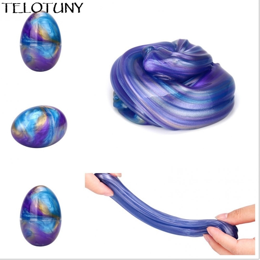 Egg Colorful Soft Slime Slime Scented Stress Relief Toy Sludge Toys Plasticine Toys Kid Dropshipping ye11.21