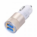 2.1A/1.0A Mini Dual 2 Port 12V USB  Car Charger USB Adapter Port iphone 6 6s Plus 5 5S 4 4S Quick Charge @#116