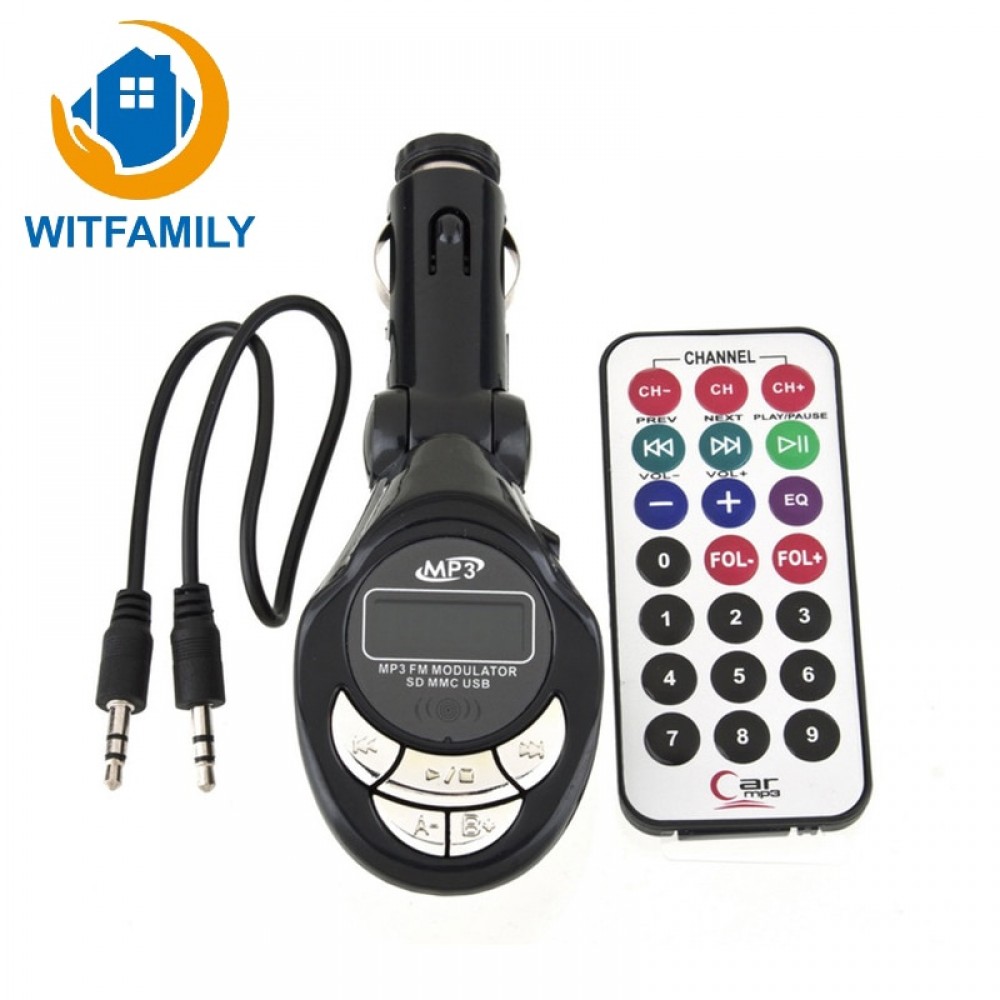 Modern Car Bluetooth MP3 Player Bluetooth Hands-free Phone Car Cigarette Lighter USB Phone Charger Card Machine Music Sound New