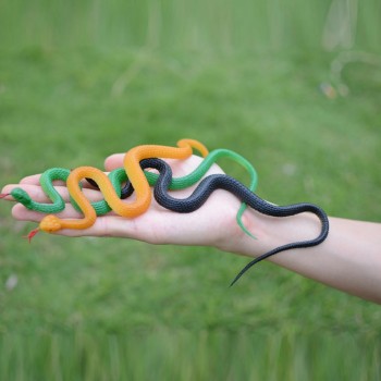 High Simulation Rubber Snake Toy Animals Model Funny Scary Snake Kids Gag Toys Prank Jokes Toys Halloween Prank Prop For Decor