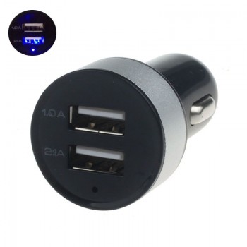 Car Charger Universal 12V 24V To 5V 2Port USB Charger Adapter For Cell phone GPS Car Styling @#113