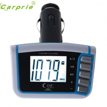 New Arrival LCD Wireless FM Transmitter Car MP3 Player SD TF Card USB Drive Remote