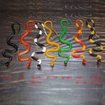 Halloween Prank Prop For Decor High Simulation Rubber Snake Toy Kids Gag Toys Prank Jokes Toys Animals Model Funny Scary Snake