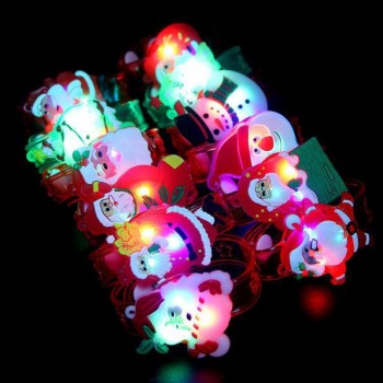 2018 Hot Sale Cute New Style Children Toy Cartoon Animals And Flowers Night Light Plastic Wrist Belt  Christmas Toy Dropshopping