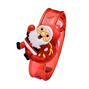 2018 Hot Sale Cute New Style Children Toy Cartoon Animals And Flowers Night Light Plastic Wrist Belt  Christmas Toy Dropshopping
