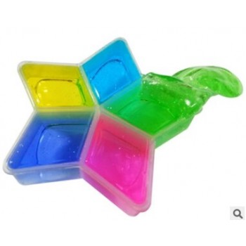 1piece / lots 6 colors can be non-toxic blowing bubbles crystal mud clay can draw slime Funny Toys