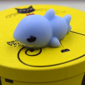 Anti-stress Squishy Toys Phone Strap Mini Soft Silicone Hand Squeeze Squishy Animals Cat Kawaii Rubber Squishes Antistress Toy