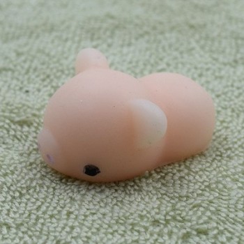 Anti-stress Squishy Toys Phone Strap Mini Soft Silicone Hand Squeeze Squishy Animals Cat Kawaii Rubber Squishes Antistress Toy