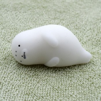 Anti-stress Squishy Toys Phone Strap Mini Soft Silicone Hand Squeeze Squishy Animals Cat Kawaii Rubber Squishes Antistress Toy