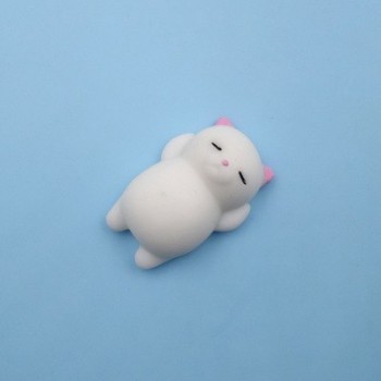 Anti-stress Squishy Toys Phone Strap Mini Soft Silicone Hand Squeeze Squishy Animals Cat Kawaii Rubber Squishes Antistress Toy