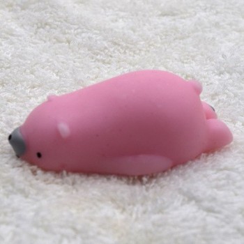 Anti-stress Squishy Toys Phone Strap Mini Soft Silicone Hand Squeeze Squishy Animals Cat Kawaii Rubber Squishes Antistress Toy