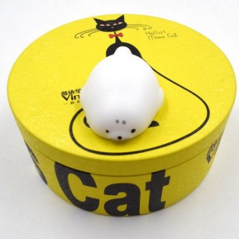 Anti-stress Squishy Toys Phone Strap Mini Soft Silicone Hand Squeeze Squishy Animals Cat Kawaii Rubber Squishes Antistress Toy