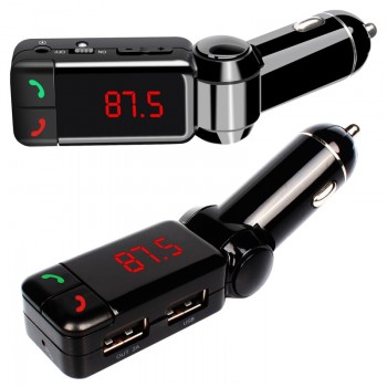 Car Bluetooth FM Transmitter HandsFree Car MP3 Player Audio Player Wireless Modulator USB Charger for Mobile Phone