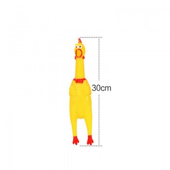 Screaming Duck gadgets novelty Yellow rubber Dog Toy Fun Novelty Squawking Screaming Shrilling Rubber Chicken toy High Quality