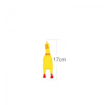 Screaming Duck gadgets novelty Yellow rubber Dog Toy Fun Novelty Squawking Screaming Shrilling Rubber Chicken toy High Quality