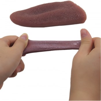 Novelty Magic Tricks Joke Toy Funny Tongue Chewing Gum Trick Dagger Knife Fake Nail Through Finger Stress Relief Toy Prank Maker