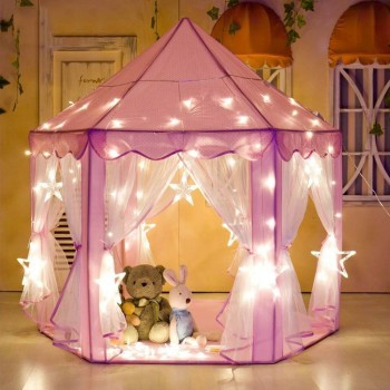Portable Childrens Tent Toy Ball Pool Princess Girls Castle Play House Kids Small House Folding Playtent Baby Beach Tent