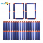 VICIVIYA 100Pcs for Nerf Soft Toy Gun Bullets Round Head Air Hole Foam Darts Bullet  7.2cm for N-strike Elite Series Blasters