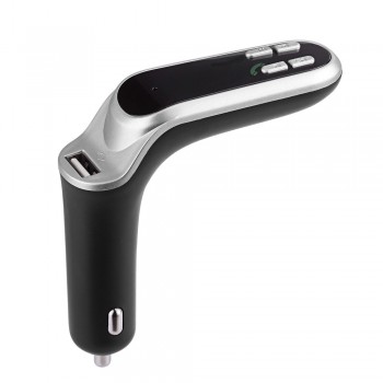AUTO Car-styling Bluetooth Car Kit Handsfree FM Transmitter Radio MP3 Player USB Charger amp; AUX  Car Charger C811050