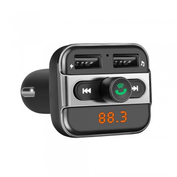 Onever FM Transmitter Dual USB Car Charger A2DP Music MP3 Player with TF Card Slot Handsfree Phone Calling Bluetooth Car Kits