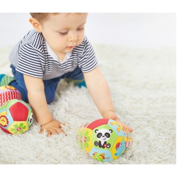 1pcs Baby Toys Animal Ball Soft Stuffed Toy Balls Baby Rattles Infant Babies Body Building Ball Kids Education Toy