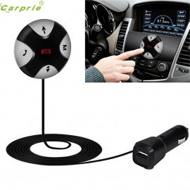 High Quality Handsfree Wireless Bluetooth 4.0 FM Receiver 3.5mm TF Car Kit Mp3 Player AUX