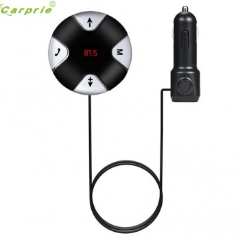 High Quality Handsfree Wireless Bluetooth 4.0 FM Receiver 3.5mm TF Car Kit Mp3 Player AUX
