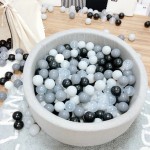 100pcs/lot Eco-Friendly Pink White Soft Plastic Water Pool Ocean Wave Ball Baby Funny Toys Stress Air Ball Outdoor Fun Sports