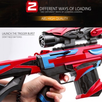 Toy Orbeez Gun Automatic Sniping Rifle Manual Action Pistol Shooting Crystal Bullet Soft Paintball Outdoor Children Boys Toy Gun