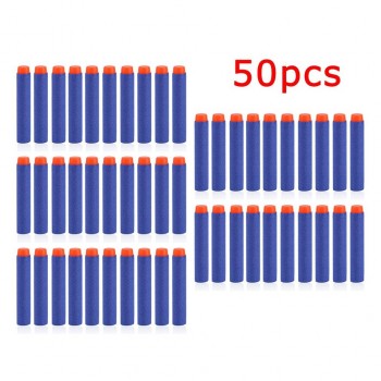 50/100/200 Pcs Light EVA Bullet Darts For NERF Belt Soft Gun Mask Wear Goggle Bullet Darts Elite Series Blasters Kid For Toy Gun