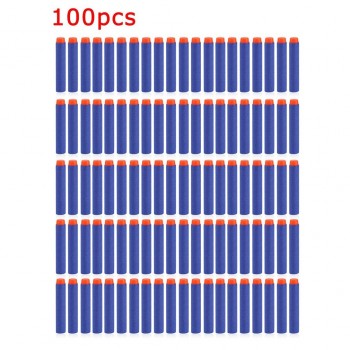 50/100/200 Pcs Light EVA Bullet Darts For NERF Belt Soft Gun Mask Wear Goggle Bullet Darts Elite Series Blasters Kid For Toy Gun