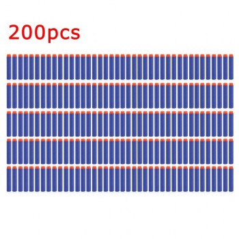 50/100/200 Pcs Light EVA Bullet Darts For NERF Belt Soft Gun Mask Wear Goggle Bullet Darts Elite Series Blasters Kid For Toy Gun