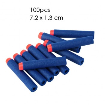 50/100/200 Pcs Light EVA Bullet Darts For NERF Belt Soft Gun Mask Wear Goggle Bullet Darts Elite Series Blasters Kid For Toy Gun