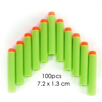 50/100/200 Pcs Light EVA Bullet Darts For NERF Belt Soft Gun Mask Wear Goggle Bullet Darts Elite Series Blasters Kid For Toy Gun