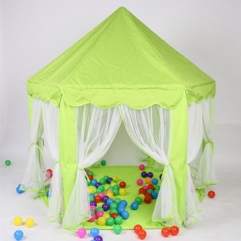 Easy-folding Children Tent Toy LED Lights Glowing Play House Castle Portable Folding Luminous Toys Outdoor Ball Tent Balls Pool