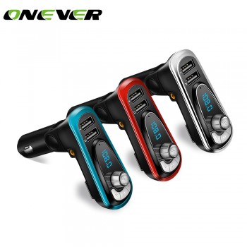 FM Transmitter 3-in-1 Bluetototh Car Kit MP3 Player Car Modulator Radio Dual Port  Car Charger for iPhone for Samsung