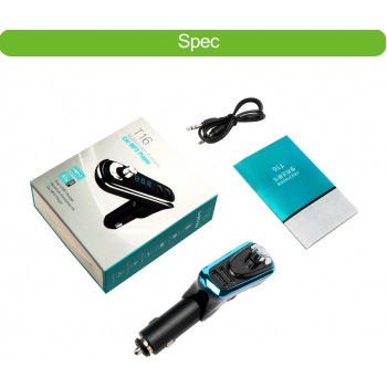 FM Transmitter 3-in-1 Bluetototh Car Kit MP3 Player Car Modulator Radio Dual Port  Car Charger for iPhone for Samsung
