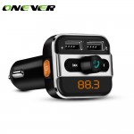 Onever FM Transmitter Bluetooth FM Modulator Handsfree Car MP3 Player Support Folder Switch / Car Charger TF Card / U Disk Play