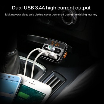 Onever FM Transmitter Bluetooth FM Modulator Handsfree Car MP3 Player Support Folder Switch / Car Charger TF Card / U Disk Play