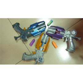 22cm Blue Orange blue Generation 1 Slugterra Gun Toy with 3 Bullets 1 Slug-terra doll Boy Pistol Gun d12
