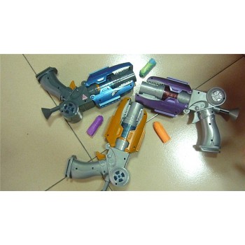 22cm Blue Orange blue Generation 1 Slugterra Gun Toy with 3 Bullets 1 Slug-terra doll Boy Pistol Gun d12