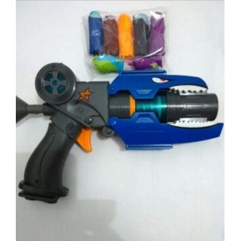 22cm Blue Orange blue Generation 1 Slugterra Gun Toy with 3 Bullets 1 Slug-terra doll Boy Pistol Gun d12