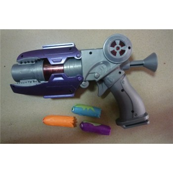 22cm Blue Orange blue Generation 1 Slugterra Gun Toy with 3 Bullets 1 Slug-terra doll Boy Pistol Gun d12