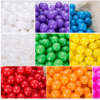 100 pcs/lot Eco-Friendly Colorful Ball Pits Soft Plastic Ocean Ball Water Pool Ocean Wave Ball Swim Toys For Children Kids Baby