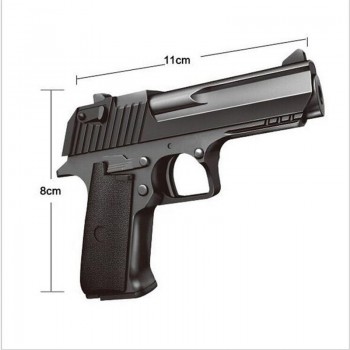 New Kids Toy Gun Desert Hawk Mini Manual Shooting Repeated Crystal Bullet Pistol Soft Bullet Model Alloy Sniper Pistol Toy