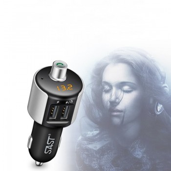 Wireless Bluethooth Car Bluetooth Kit FM Transmitter Modulator Wireless Radio Adapter Dual USB Charger MP3 Player#236409
