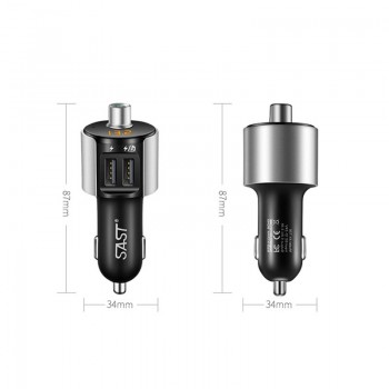 Wireless Bluethooth Car Bluetooth Kit FM Transmitter Modulator Wireless Radio Adapter Dual USB Charger MP3 Player#236409
