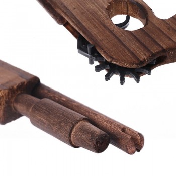 Simulation Bullet Rubber Band Launcher Wood Gun Hand Pistol Guns Shooting Toy