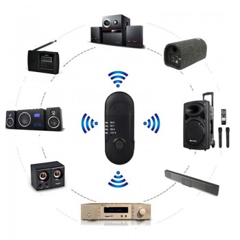 Bluetooth FM Transmitter Car AUX Audio Player USB Powered TF Card Music Adapter Receiver Hands-free Car FM Modulator